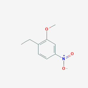 molecular formula C9H11NO3 B8278255 1-Ethyl-2-methoxy-4-nitrobenzene CAS No. 90610-19-8