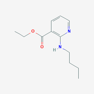 molecular formula C12H18N2O2 B8278271 Ethyl 2-butylaminopyridine-3-carboxylate 
