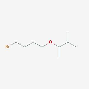 molecular formula C9H19BrO B8278409 1-Bromo-4-(1,2-dimethylpropyloxy)butane 