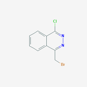 molecular formula C9H6BrClN2 B8278566 1-Bromomethyl-4-chlorophthalazine 