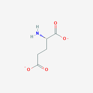 molecular formula C5H7NO4-2 B8278592 L-glutamate(2-) CAS No. 138-18-1