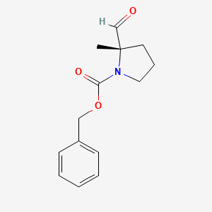 Benzyl (S)-2-formyl-2-methylpyrrolidine-1-carboxylate