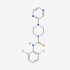 N-(2,6-Dichlorophenyl)-4-(pyrazin-2-yl)piperazine-1-carboxamide