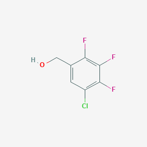 molecular formula C7H4ClF3O B8278679 2,3,4-Trifluoro-5chlorobenzyl alcohol CAS No. 101513-74-0