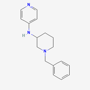 molecular formula C17H21N3 B8278680 N-(1-benzylpiperidin-3-yl)pyridin-4-amine 
