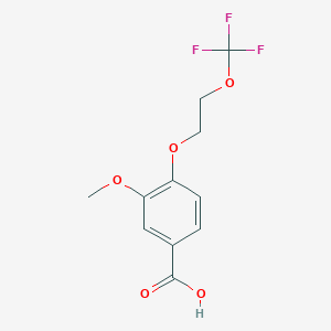 3-Methoxy-4-(2-(trifluoromethoxy)ethoxy)benzoic acid