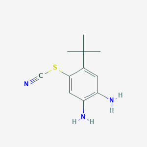 4-tert-Butyl-5-thiocyanato-benzene-1,2-diamine