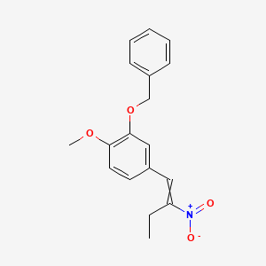 2-Benzyloxy-1-methoxy-4-(2-nitro-but-1-enyl)-benzene