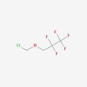 molecular formula C4H4ClF5O B8278849 Chloromethyl 2,2,3,3,3-pentafluoropropyl ether CAS No. 56860-90-3
