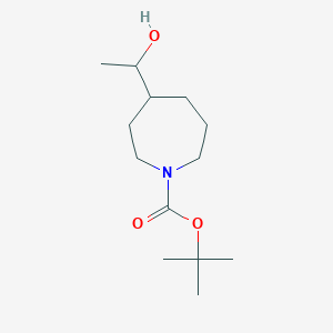 Tert-butyl 4-(1-hydroxyethyl)azepane-1-carboxylate