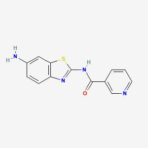 N-(6-aminobenzothiazol-2-yl)nicotinamide