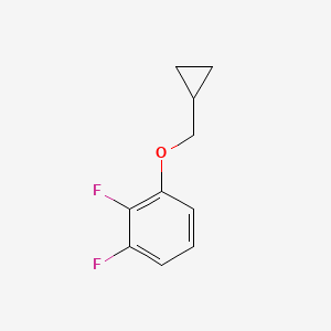 molecular formula C10H10F2O B8278911 1-(Cyclopropylmethoxy)-2,3-difluorobenzene 