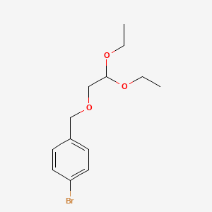 1-Bromo 4-(2,2-diethoxy-ethoxymethyl)-benzene