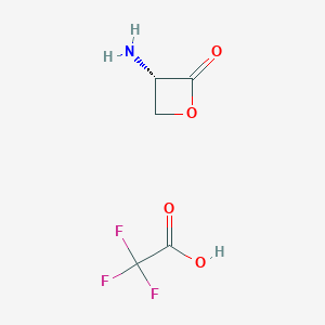(S)-3-amino-2-oxetanone trifluoroacetic acid salt