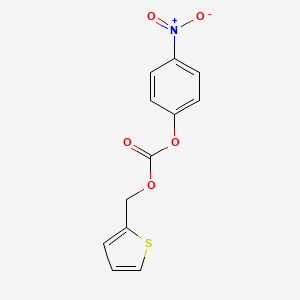 Carbonic acid 4-nitro-phenyl ester thiophen-2-ylmethyl ester