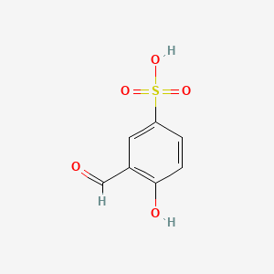 molecular formula C7H6O5S B8278988 5-Sulfosalicylaldehyde 
