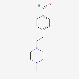 4-[2-(4-Methylpiperazin-1-yl)ethyl]benzaldehyde