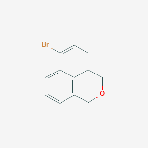 molecular formula C12H9BrO B8279097 6-bromo-1H,3H-naphtho[1,8-cd]pyran 