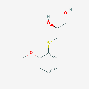 1-(3-hydroxy-2-(S)-hydroxy-propylthio)-2-methoxybenzene