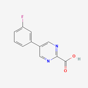 5-(3-Fluorophenyl)-2-pyrimidinecarboxylic acid