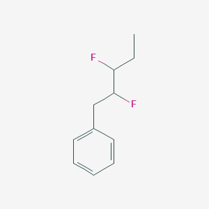 molecular formula C11H14F2 B8279177 2,3-Difluoropentylbenzene 