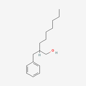 molecular formula C16H26O B8279188 2-Benzyl-1-nonanol 