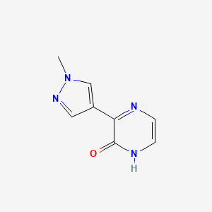 3-(1-methyl-1H-pyrazol-4-yl)pyrazin-2(1H)-one