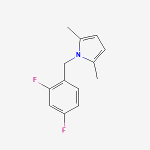 1-[(2,4-Difluorophenyl)methyl]-2,5-dimethyl-1H-pyrrole