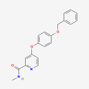 4-(4-Benzyloxy-phenoxy)-pyridine-2-carboxylic acid methylamide