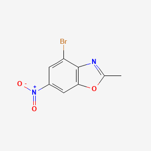 4-Bromo-2-methyl-6-nitro-benzooxazole