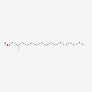 molecular formula C17H34O B8279374 2-Methylidenehexadecan-1-OL CAS No. 88393-66-2