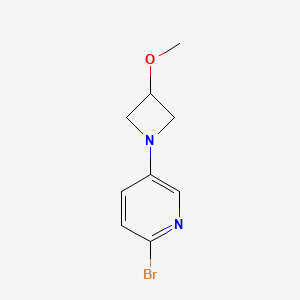 2-Bromo-5-(3-methoxyazetidin-1-yl)pyridine