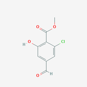 Methyl 2-chloro-4-formyl-6-hydroxybenzoate