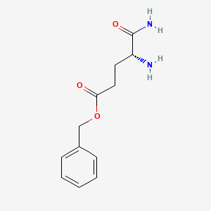 molecular formula C12H16N2O3 B8279484 D-isoglutamine benzyl ester 