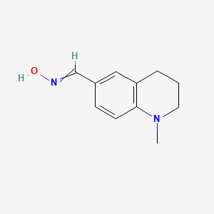molecular formula C11H14N2O B8279487 1-Methyl-1,2,3,4-tetrahydroquinoline-6-carbaldehyde oxime 