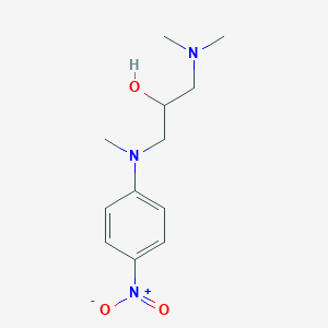 molecular formula C12H19N3O3 B8279509 4-{n-[2-Hydroxy-3-(n,n-dimethylamino)propyl]-n-methylamino}nitrobenzene 