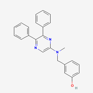 3-{[N-(5,6-diphenylpyrazin-2-yl)-N-methylamino]methyl}phenol