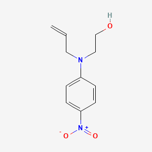 molecular formula C11H14N2O3 B8279552 N-allyl-N-(2-hydroxyethyl)-4-nitrobenzenamine 