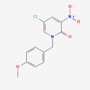 5-Chloro-1-(4-methoxy-benzyl)-3-nitro-1H-pyridin-2-one