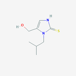 5-Hydroxymethyl-1-isobutyl-2-mercaptoimidazole