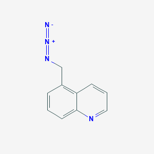 molecular formula C10H8N4 B8279695 5-Azidomethyl-quinoline 