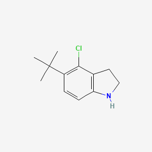4-Chloro-5-tert-butylindoline