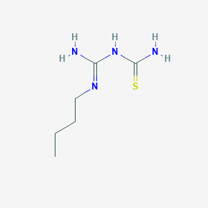 molecular formula C6H14N4S B8279791 (N-n-butylamidino)thiourea 