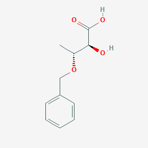 molecular formula C11H14O4 B8279841 (2S,3R)-3-(Benzyloxy)-2-hydroxybutanoic acid 