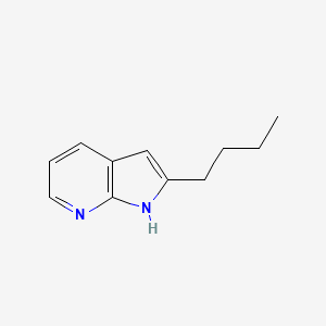 molecular formula C11H14N2 B8279849 2-Butyl-1H-pyrrolo[2,3-b]pyridine 