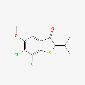 6,7-dichloro-5-methoxy-2-isopropylbenzo[b]thiophen-3(2H)-one