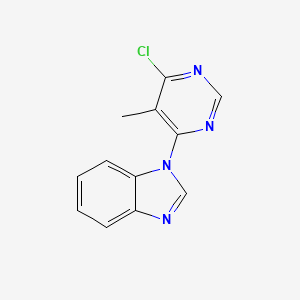 1-(6-Chloro-5-methylpyrimidin-4-yl)benzimidazole