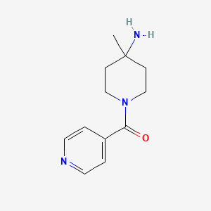(4-Amino-4-methyl-piperidin-1-yl)-pyridin-4-yl-methanone