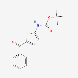molecular formula C16H17NO3S B8279946 tert-Butyl [5-(phenylcarbonyl) thien-2-yl]carbamate 