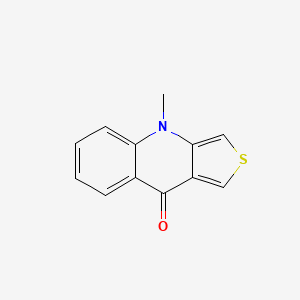 molecular formula C12H9NOS B8279956 4-methylthieno-[3,4-b]-quinolin-9(4H)-one 